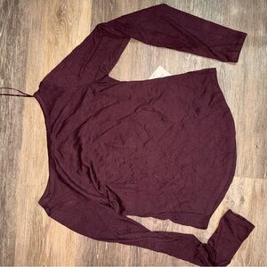 Hold tight boatneck long sleeve